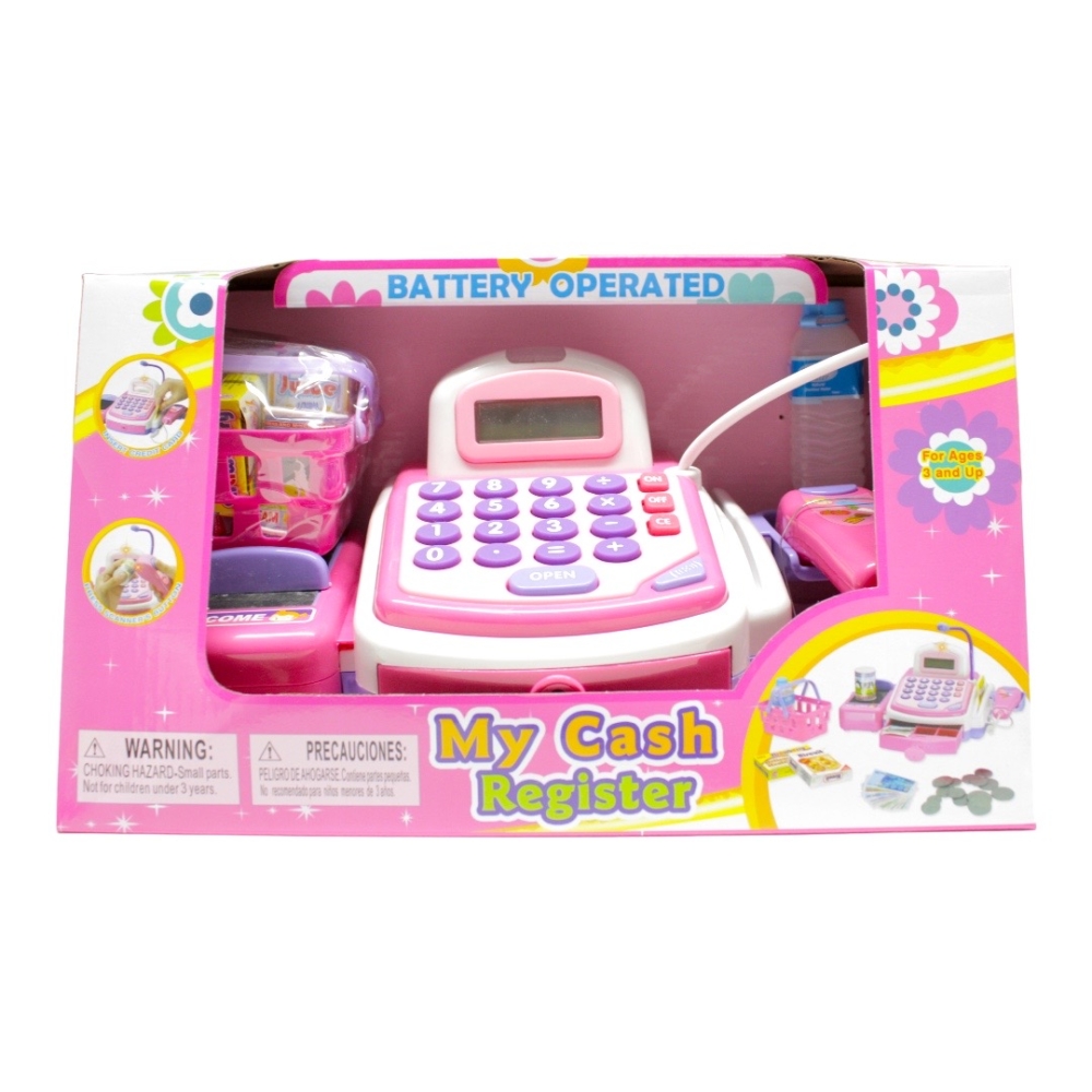 My first cash register toy play set