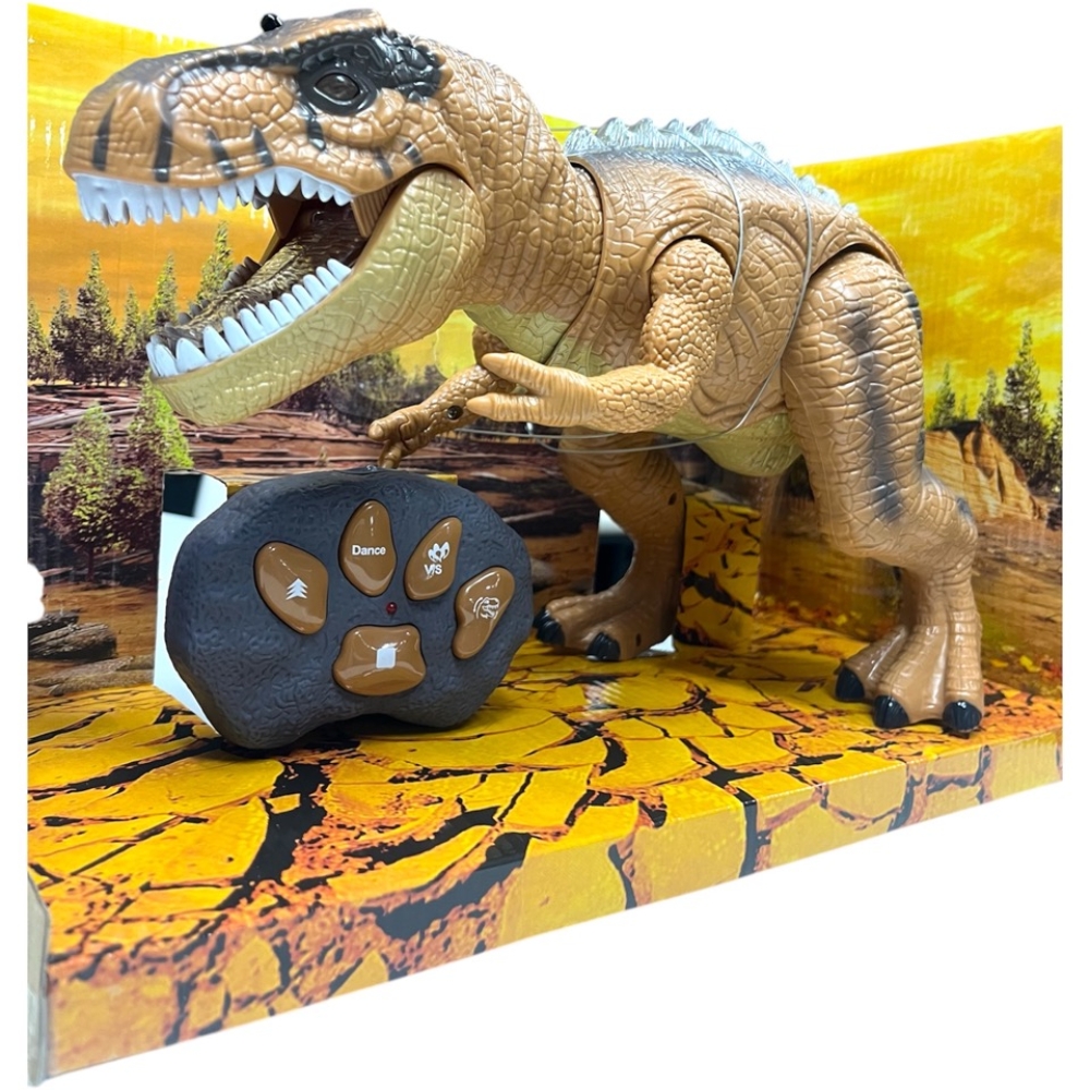 TYRANNOSAURUS REX REMOTE CONTROL DINOSAUR FOR KIDS DINO TOY Walking Velociraptor