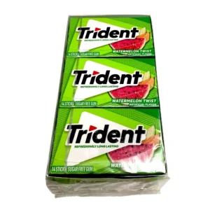 Trident Single 14 Sticks Watermelon Twist 12CT UPC 012546011136