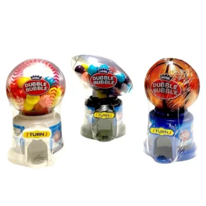 HOT SPORTS GUMBALL DISPENSER 12-1.41OZ (40g) Pcs UPC 686464131117