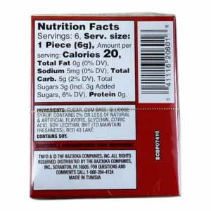 Alternative view of BAZOOKA THROWBACK MINI WALLET PACK 1.5oz x 12CT UPC 041116206016