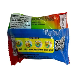 Alternative view of TOPPS PUSH POP GUMMY ROLL 8CT 1.4OZ (40g) UPC 041116255007