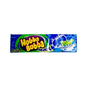 HUBBA BUBBA 5PC BLUE RASPBERRY 18-5 PIECE PACKAGES 1.41oz UPC 022000290090