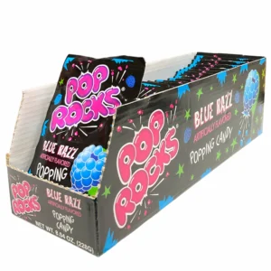 Alternative view of POP ROCKS BLUE RAZZ 24CT NET WT 0.33 OZ (9.5G) UPC 721874011083