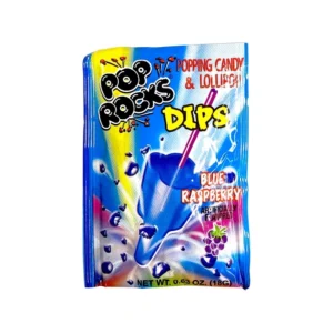 POP ROCKS DIPS BLUE RASPBERRY 0.63 OZ