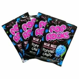 POP ROCKS BLUE RAZZ 24CT NET WT 0.33 OZ (9.5G) UPC 721874011083