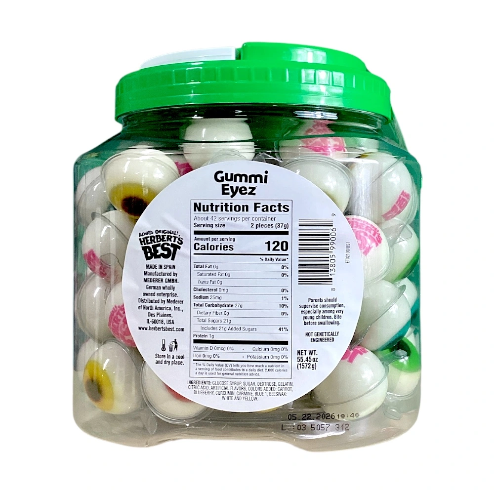 HERBERTS BEST GUMMI EYEZ 85 CT 55.45oz UPC 0813805990060 - Image 2