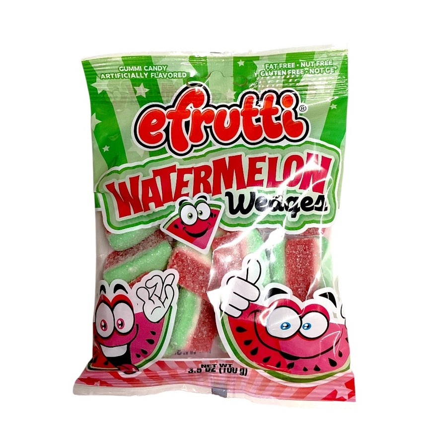 EFRUTTI WATERMELON WEDGES 3.5OZ 12CT UPC UPC 813805000355