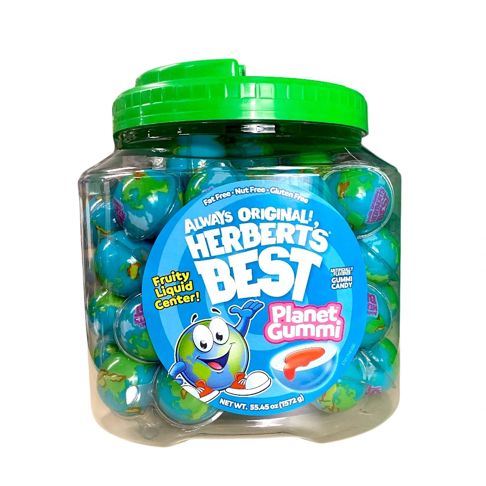 HERBERTS BEST PLANET GUMMI 85CT JAR 55.45OZ UPC 813805990359