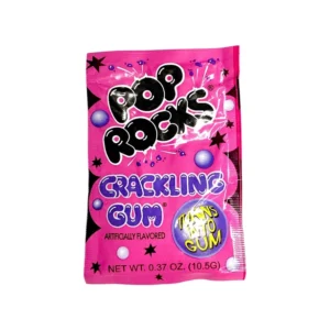 POP ROCKS CRACKLING BUBBLE GUM 24CT 0.37 OZ (10.5G) UPS 721874005778