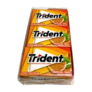 TRIDENT SINGLE TROPICAL TWIST 12PCS PACKAGE UPC 073390050214