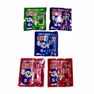 Slush Puppie Lil Dips Candy Powder & Stick 0.31oz 36ct UPC 632365627600