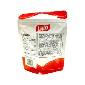 Alternative view of LETO MINI CORNET WAFERS FILLED WITH MILK CHOCOLATE 20 CT NET 1.59 OZ UPC 810153910237